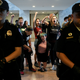 Protesters inside the Hart Building.